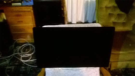 front of screen