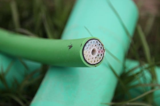Blown fibre ducting