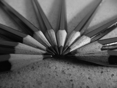 Some pencils. I use them for my graphics classes. Taken for a photography class