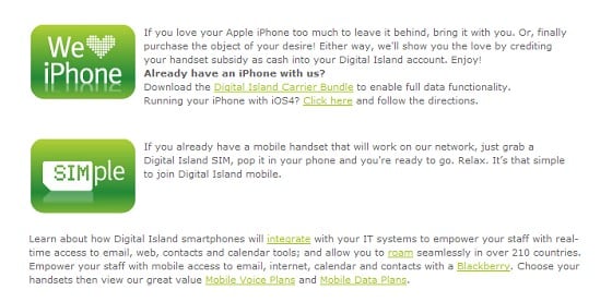 Digital Island SIMple