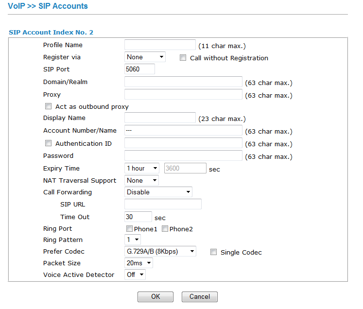 Settings Screen
