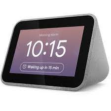 Buy the Lenovo Smart Clock Grey with Google Assistant, 4" Touch Screen (  ZA4R0001AU ) online - PBTech.co.nz