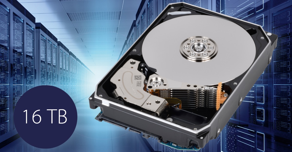 Toshiba announces 16 TB MG08 Series hard disk drives