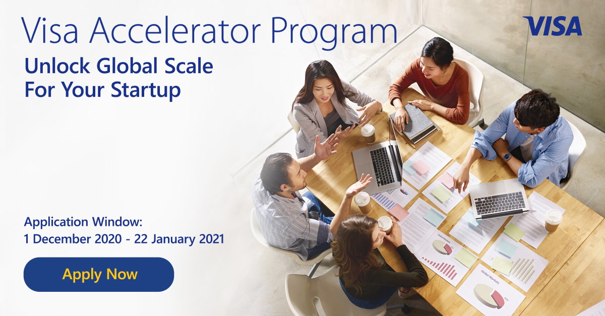 Visa invites top startups to participate in accelerator program