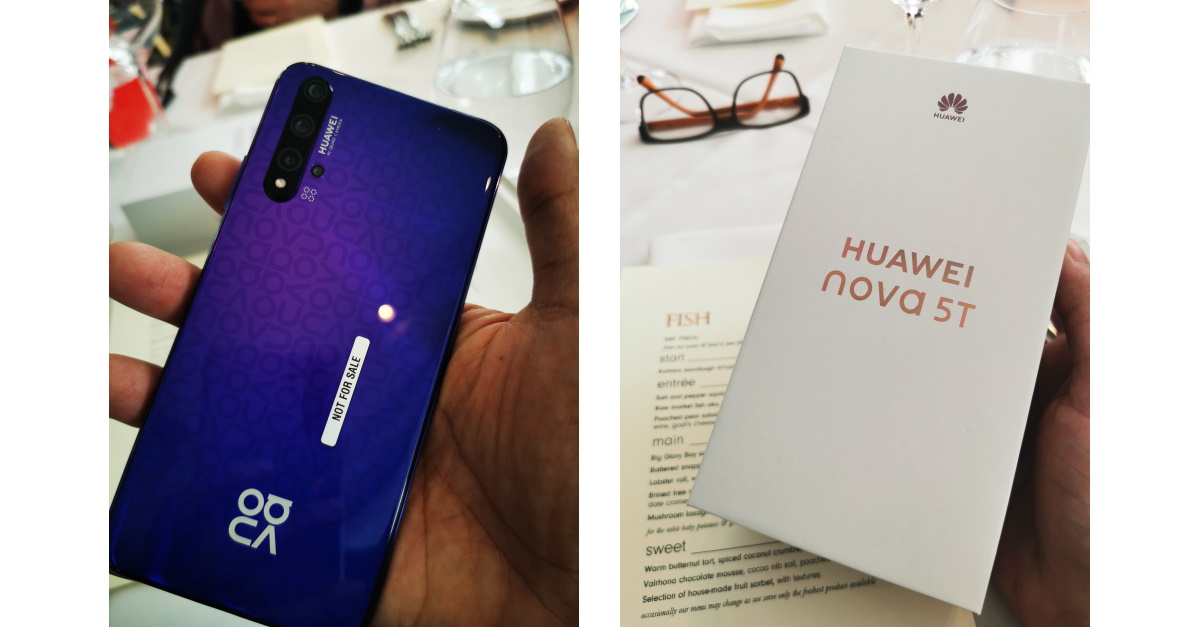 Huawei nova 5T to be available 20th September