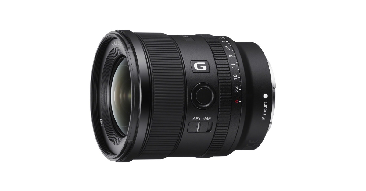 Sony boosts full-frame lens line-up with introduction of FE 20mm F1.8 G large-aperture ultra-wide-angle prime Lens