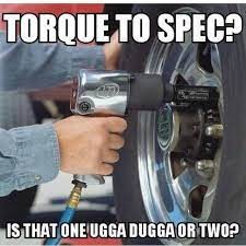 Auto One - The torque wrench is for those without the proper levels of  experience in 'air tool sensitivity' - everyone has a mate who goes for too  many ugga duggas 🤣🤣🤣 | Facebook