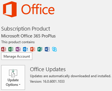 Office 365 2016